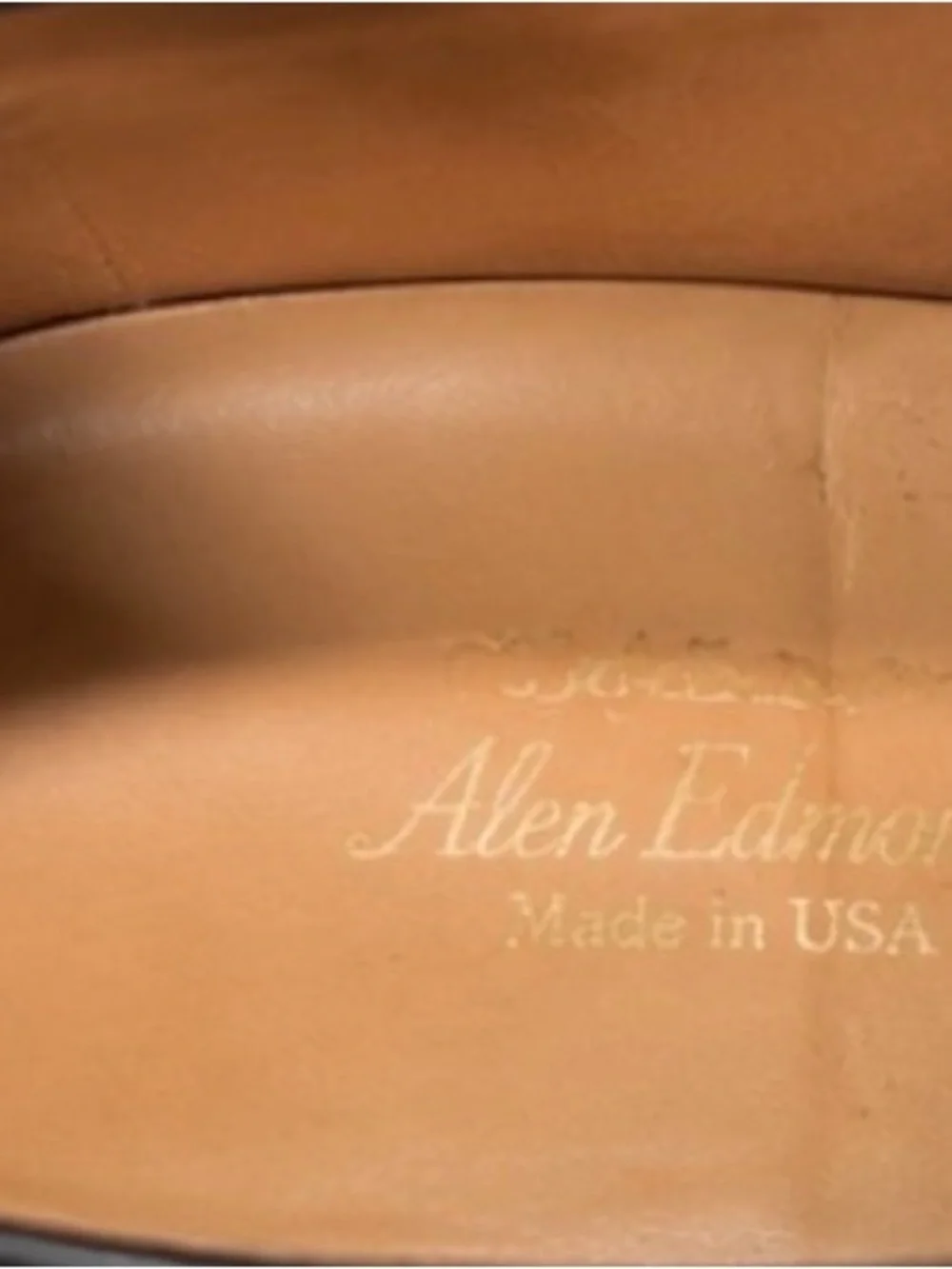 Allen Edmonds Black Leather Derby Dress Shoes